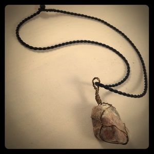 Handmade River Rock Necklace